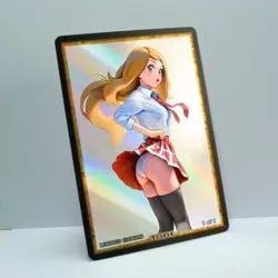SERENA Waifu Anime Card LIMITED 1/1 Custom TCG Holo Goddess Story ACG T13854 - Image 2