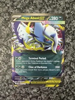 Pokemon TCG Mega Absol ex 086/132 Mega Evolutions Double Rare Holo Card - Image 1