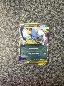 Pokemon TCG Mega Absol ex 086/132 Mega Evolutions Double Rare Holo Card - Image 2