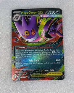 Mega Gengar ex 056/094 NM/M Phantasmal Flames PFL Pokemon Card - Image 1