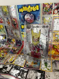 DAVID CHOE - CHOEYMON POKEMON MUNKOMON Single Card Rare PIKACHU HOLO TEXTURED - Image 2