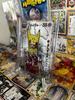DAVID CHOE - CHOEYMON POKEMON MUNKOMON Single Card Rare PIKACHU HOLO TEXTURED - Image 4
