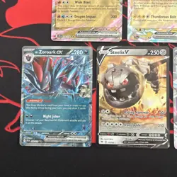 Pokemon 5 Card Lot - EX, V Ultra Rares NM - Image 3