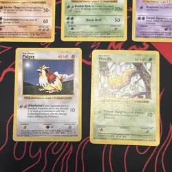 Pokemon Vintage 5 Card Lot: Shadowless Base Set Played Condition - Image 4