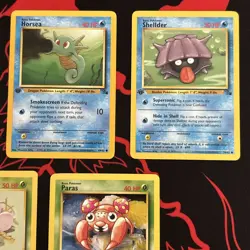 Pokemon Vintage 5 Card Lot: 1st Edition Jungle And Fossil LP-MP Condition - Image 3