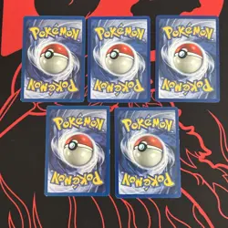 Pokemon Vintage 5 Card Lot: 1st Edition Jungle And Fossil LP-MP Condition - Image 5