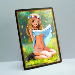 SERENA Waifu Anime Card LIMITED 1/1 Custom TCG Holo Goddess Story ACG T13849 - Image 2