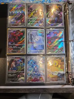 Pokemon Card Lot Binder V/VMAX IR Hits Ex 180 Cards NM Full Art - Image 2