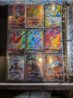 Pokemon Card Lot Binder V/VMAX IR Hits Ex 180 Cards NM Full Art - Image 4