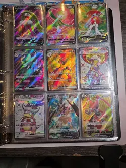 Pokemon Card Lot Binder V/VMAX IR Hits Ex 180 Cards NM Full Art - Image 5