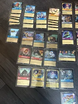 Lot Of 77 Lorcana Whispers In The Well Cards Rare Super Rare Legendary - Image 3
