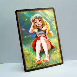 SERENA Waifu Anime Card LIMITED 1/1 Custom TCG Holo Goddess Story ACG T13848 - Image 2