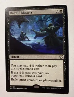 MTG Magic Baleful Mastery 0126 Commander: Outlaws of Thunder Junction OTC - Image 1