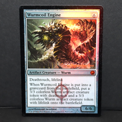 Wurmcoil Engine - Foil Prerelease Promo - MTG Scars of Mirrodin - LP - Image 1