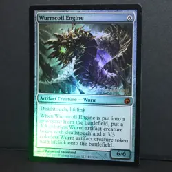 Wurmcoil Engine - Foil Prerelease Promo - MTG Scars of Mirrodin - LP - Image 2