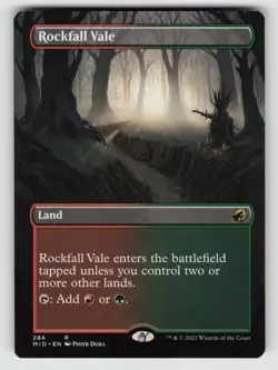 Rockfall Vale (Borderless) *Non-Foil* MID 284 NM - Image 1