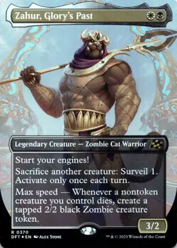 Zahur, Glory's Past FOIL BORDERLESS Aetherdrift Magic MTG NM - Image 1