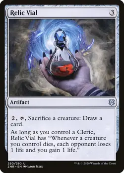 MTG Magic the Gathering Relic Vial (250/493) Zendikar Rising NM - Image 1