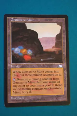 Gemstone Mine - Weatherlight - Light to Moderate Play - Magic the Gathering(1) - Image 1