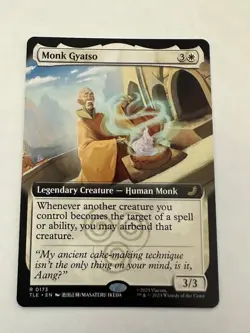 Magic: The Gathering (MTG) - Monk Gyatso (Extended Art) - (TLE) - Image 1