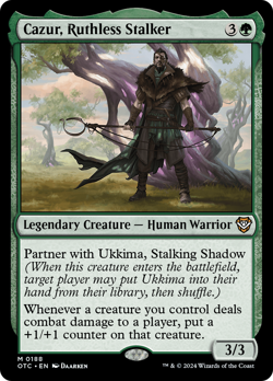 Cazur, Ruthless Stalker [Outlaws of Thunder Junction Commander] Magic MTG - Image 1