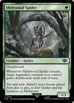 MTG Mirkwood Spider (178/479) The Lord of the Rings Tales of Middle-earth NM - Image 1
