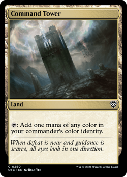 Command Tower [Outlaws of Thunder Junction Commander] Magic MTG - Image 1