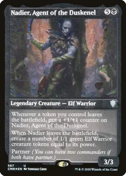 1x Nadier, Agent of the Duskenel (FOIL ETCHED) - NM - See Pic for Set - Image 1