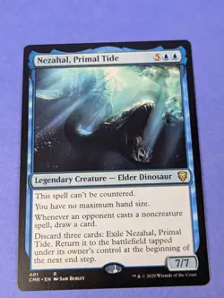 MTG Magic: Commander Legends: Nezahal, Primal Tide #401 Rare - NM - Image 1