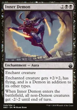 MTG Magic the Gathering Inner Demon (48/264) Battlebond LP - Image 1