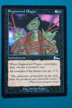 Engineered Plague - Urza’s Legacy - NM (Never Played) - Magic The Gathering(2) - Image 1