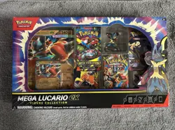 Pokemon TCG Mega Lucario ex Premium Figure Collection Box - NEW - SEALED - Image 1