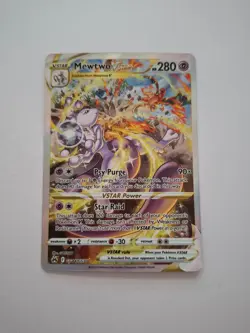 Pokemon TCG Mewtwo Vstar Crown Zenith: Galarian Gallery GG44/GG70 Ultra Rare - Image 1