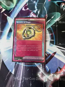 Pokemon TCG Amulet of Hope Trainer Card 162/191 Surging Sparks Ace - Image 1