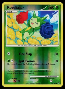 Pokemon Card - Roselia Supreme Victors 123/147 Common Reverse Holo - Image 1