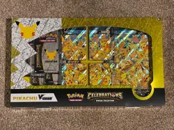 Pokemon TCG Celebrations Premium Playmat Collection Pikachu V-Union Box - Image 1