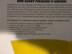 Pokemon TCG Celebrations Premium Playmat Collection Pikachu V-Union Box - Image 3