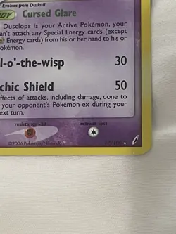 2006 Pokemon Dusclops 17/100 Crystal Guardians Reverse Holo Rare Silver Star TCG - Image 5