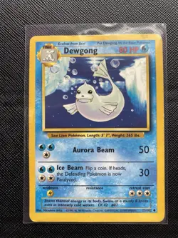 Pokemon TCG - Dewgong 25/102 - Base Set - MP - Image 1
