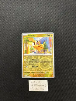Pokemon Paldea Evolved - Pikachu - 062/193 - Reverse Holo - M/NM - Image 2