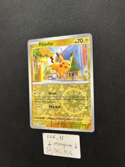 Pokemon Paldea Evolved - Pikachu - 062/193 - Reverse Holo - M/NM - Image 4