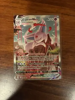 Espeon VMAX SWSH Fusion Strike Secret Rare Alt Art Pokemon Card 270/264 - Image 2