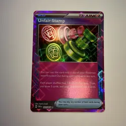 Unfair Stamp 165/167 Sv06 Twilight Masquerade Ace Spec Rare Holo Pokemon TCG NM - Image 1