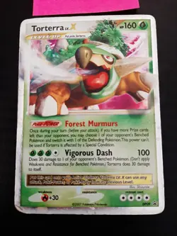 Torterra Lv.X DP09 Ultra Rare - Diamond and Pearl Promos Pokemon LP HOLO 2007 - Image 2