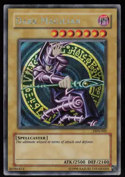 Dark Magician DDS-002 DDS Secret Rare Promo Yu-Gi-Oh - Image 1