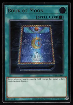 Book of Moon OP13-EN001 OP13 Ultimate Rare OTS Tournament Pack 13 Yu-Gi-Oh LP1 - Image 1