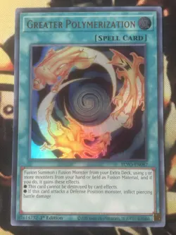 Yugioh: Greater Polymerization - BLVO-EN087 Ultra Rare 1st Edition NM - Image 1