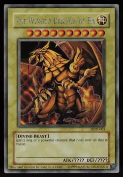 The Winged Dragon of Ra DOD-001 Secret Rare Promo Yu-Gi-Oh - Image 1