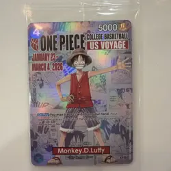 Monkey.D.Luffy (055) (College Basketball US Voyage) P-055 One Piece Promotion - Image 1