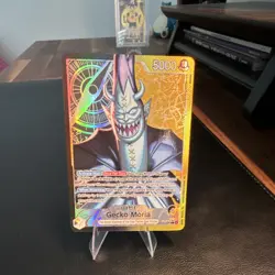 Gecko Moria (Leader Alt Art) OP14-080 The Azure Sea’s Seven - Image 1
